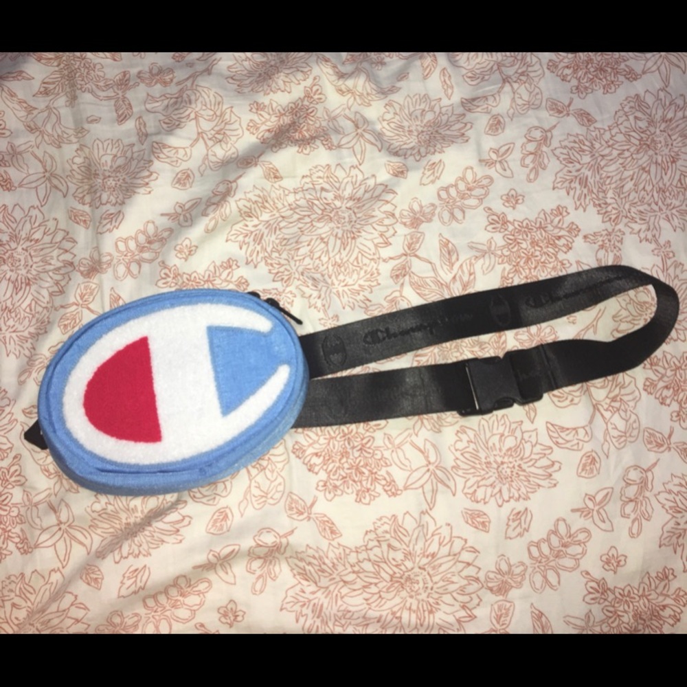 Light blue champion fanny pack